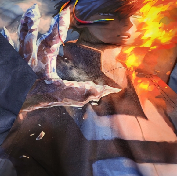 Anime Bakugou Katsuki Men's Sz XL Pullover All over Print Hoodie - Picture 3 of 3